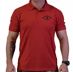 3D Batt Diamond Polo