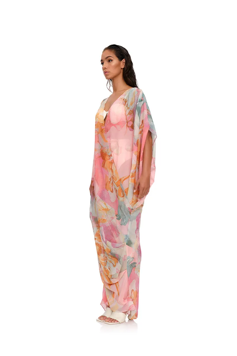 ADI ZULI PRINT KAFTAN COVER UP