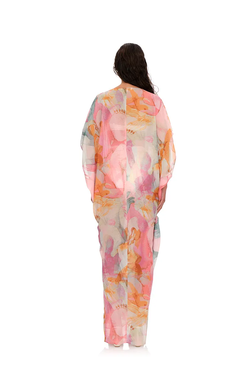 ADI ZULI PRINT KAFTAN COVER UP