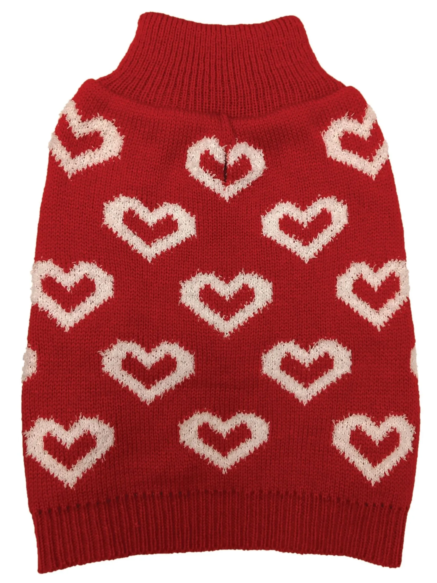 All Over Hearts Dog Sweater