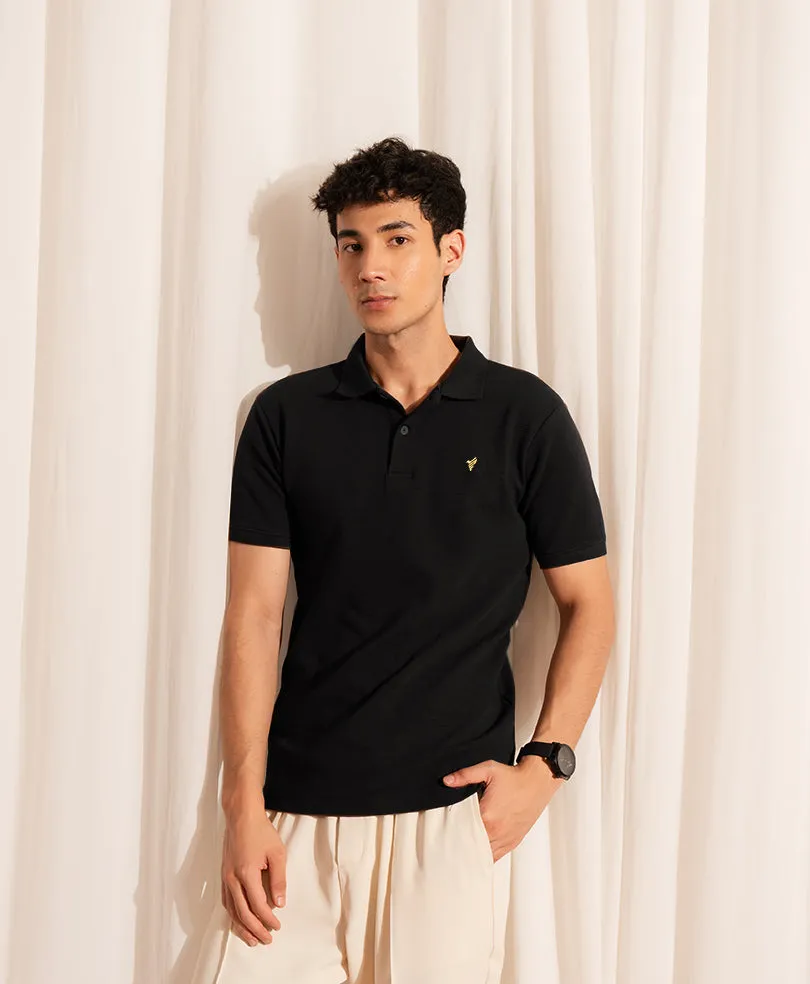 Black Ottoman POLO