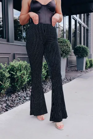 City Lights Velvet Flare Pants