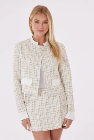 Cream Tweed Jacket