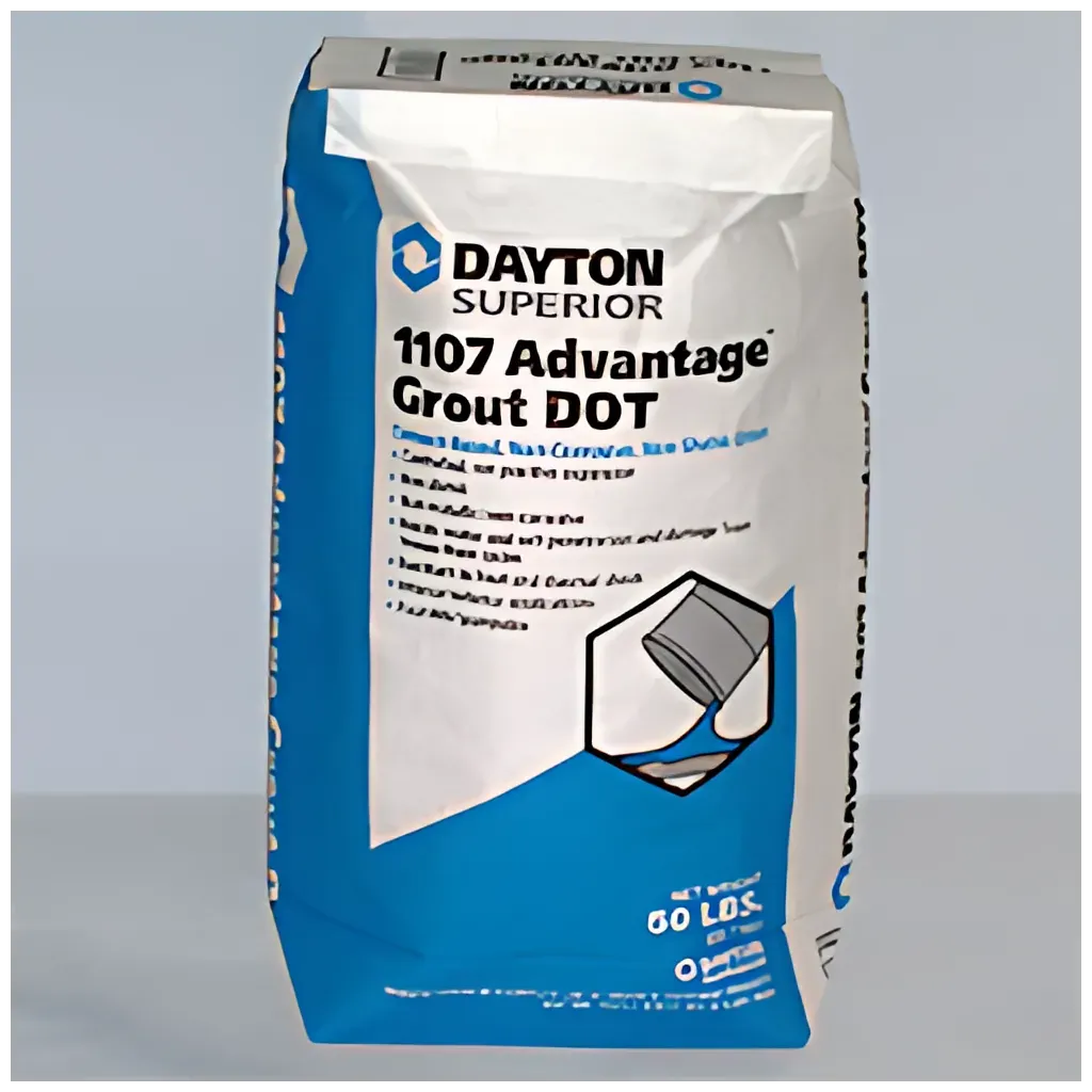 DAYTON SUPERIOR'S 1107DS NON SHRINK, NON-CORROSIVE GROUT