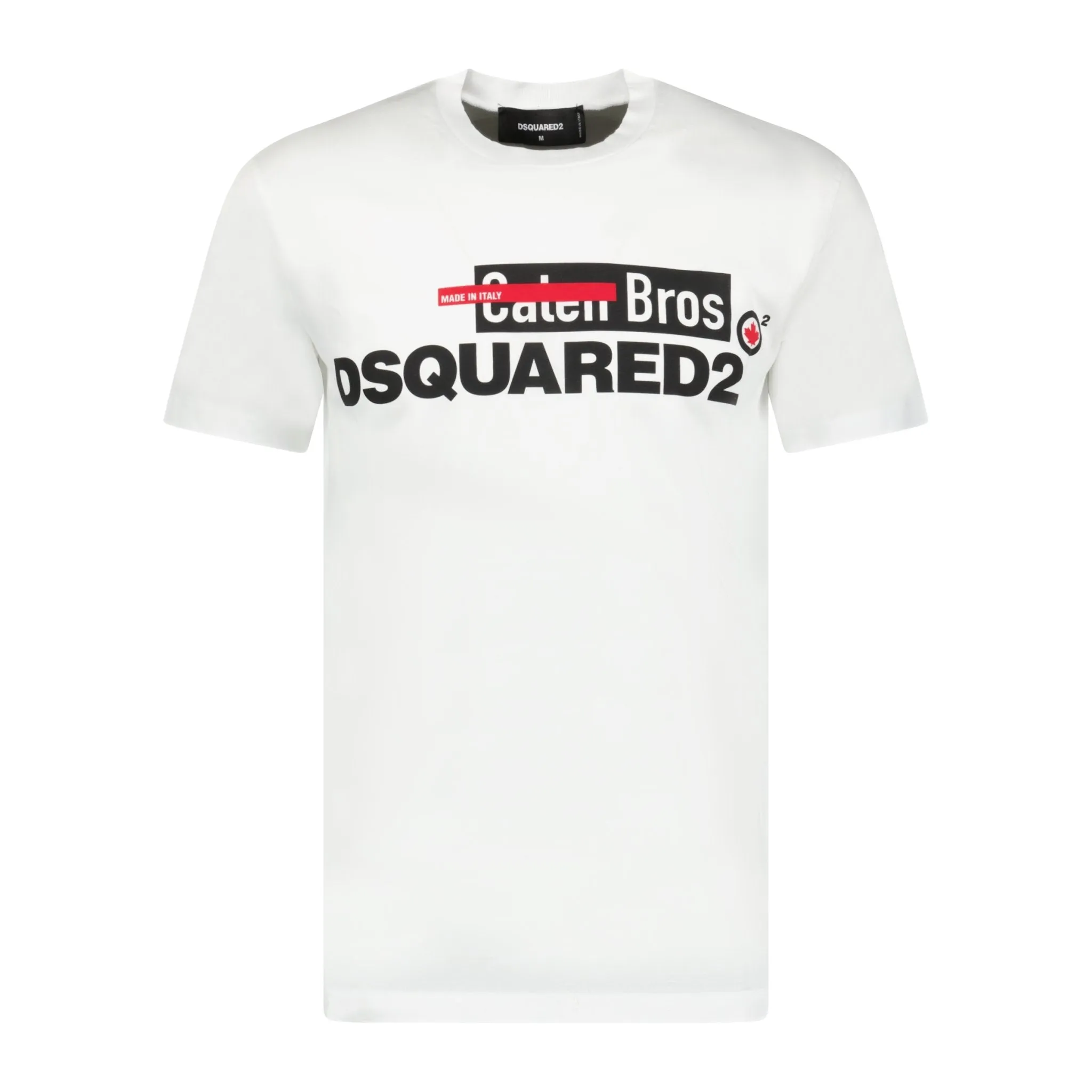 DSQUARED2 Caten Bros Logo T-Shirt White