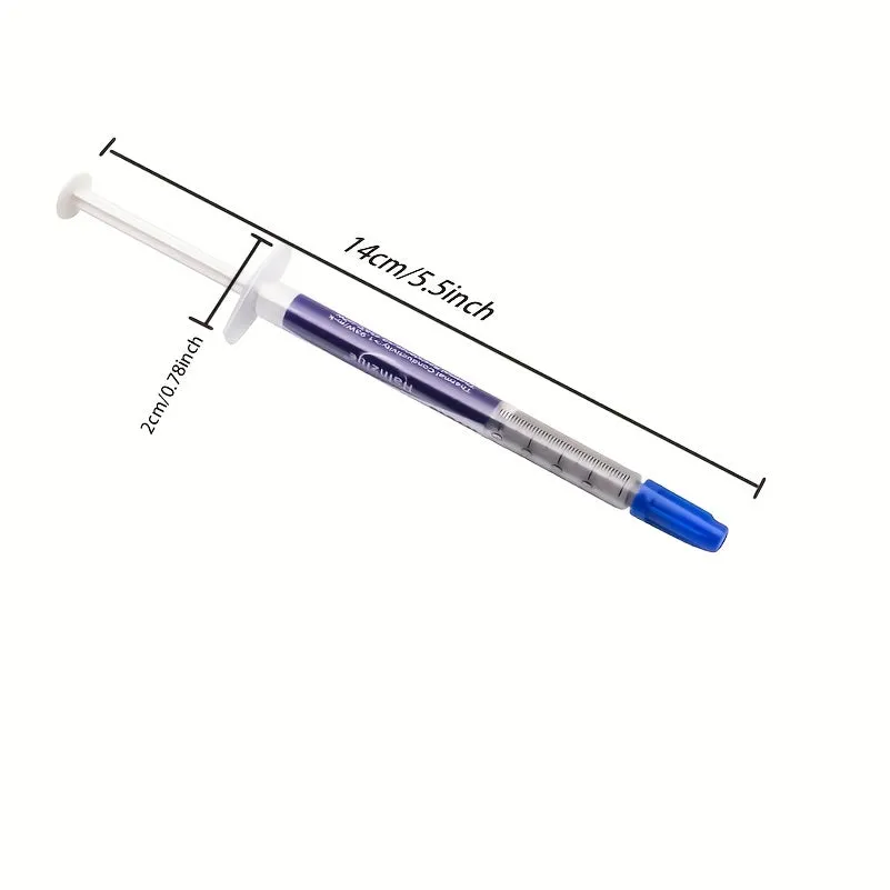 Ensure Optimal Cooling with 1g Grey Silver Thermal Grease Paste for CPU Cooler Heatsink