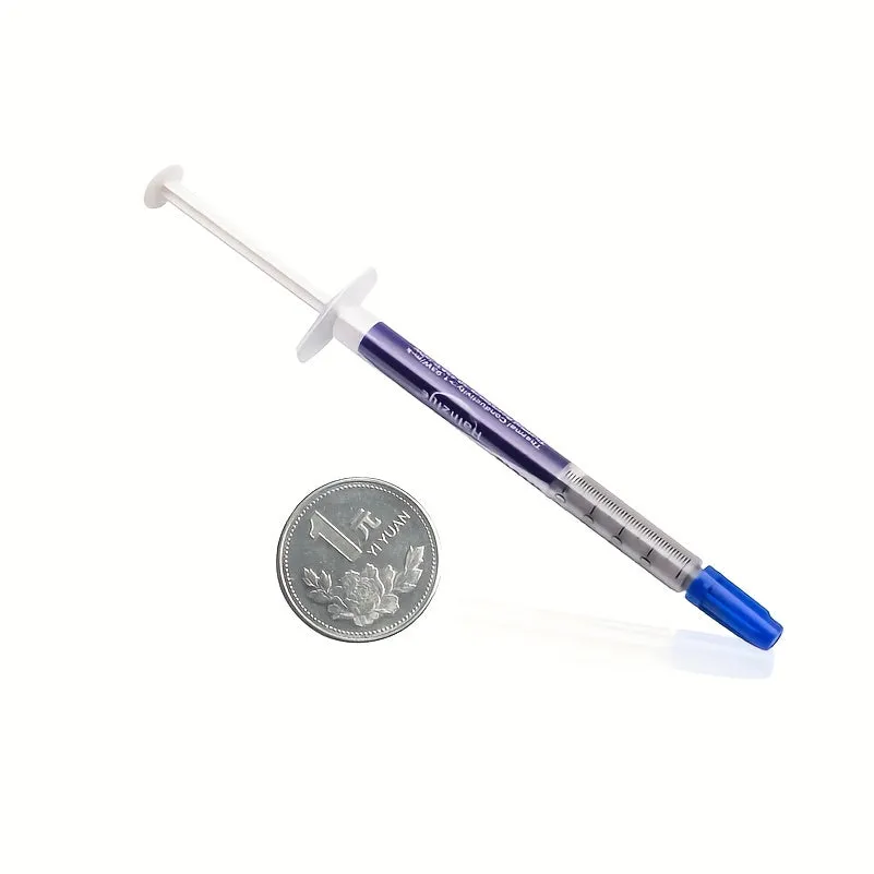 Ensure Optimal Cooling with 1g Grey Silver Thermal Grease Paste for CPU Cooler Heatsink