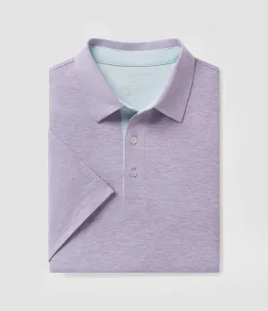 Grayton Heather Polo - Heather Lavender