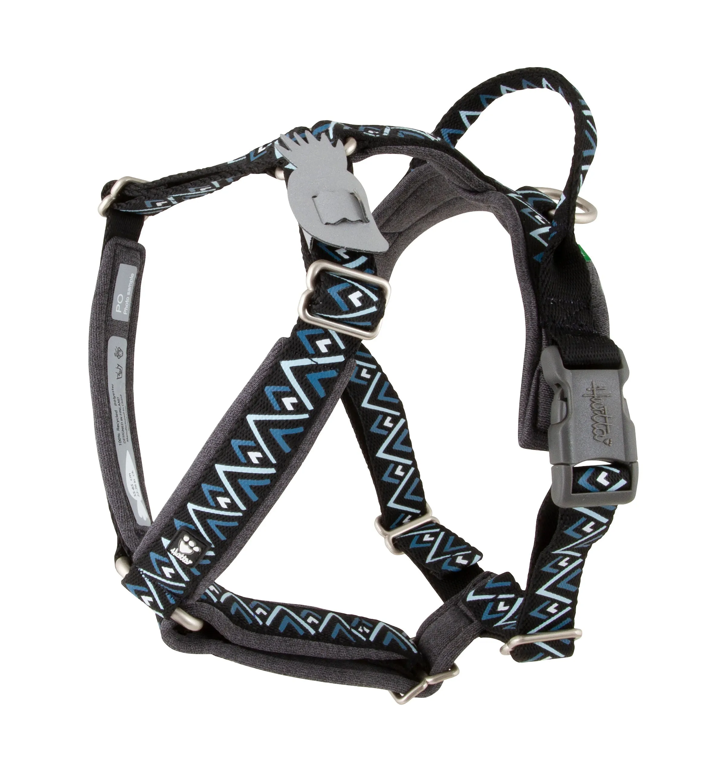 Hurtta Dog Y-Harness: Razzle Dazzle, Blackberry