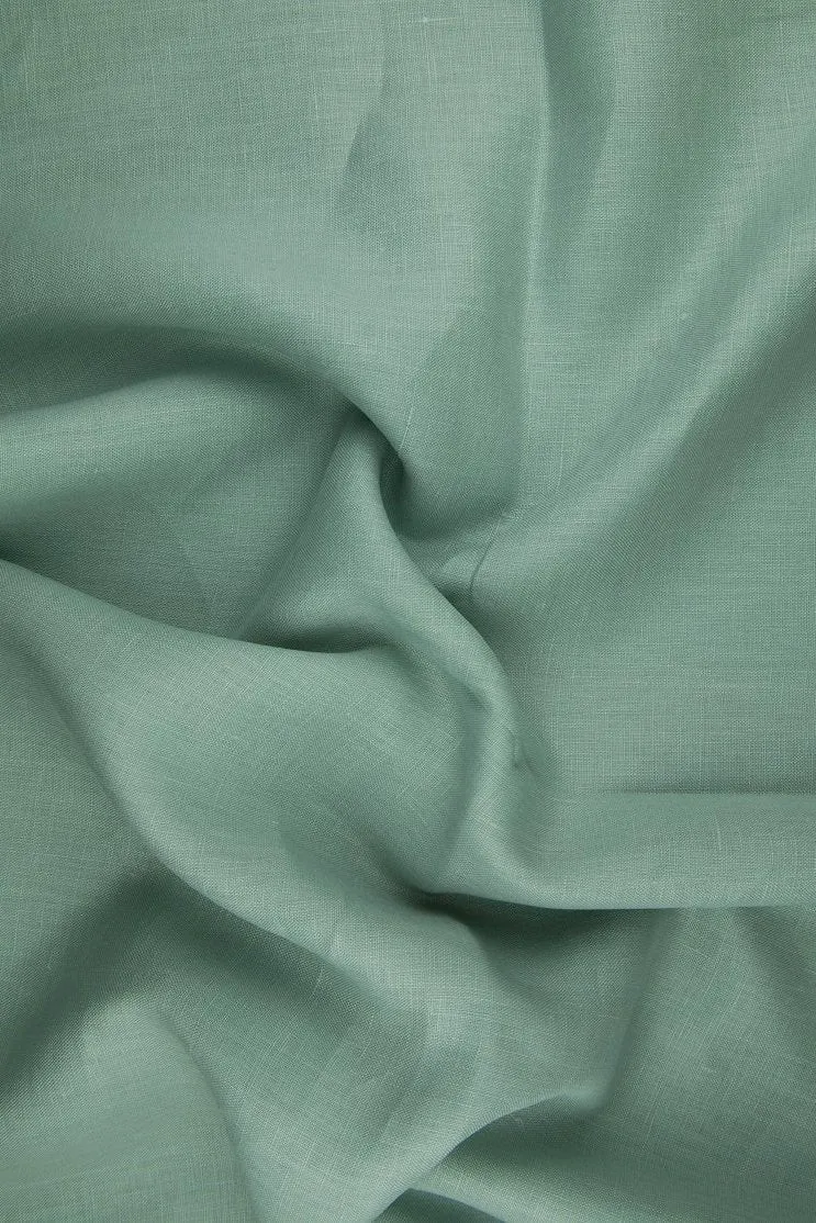 Ice Blue Medium Weight Linen Fabric