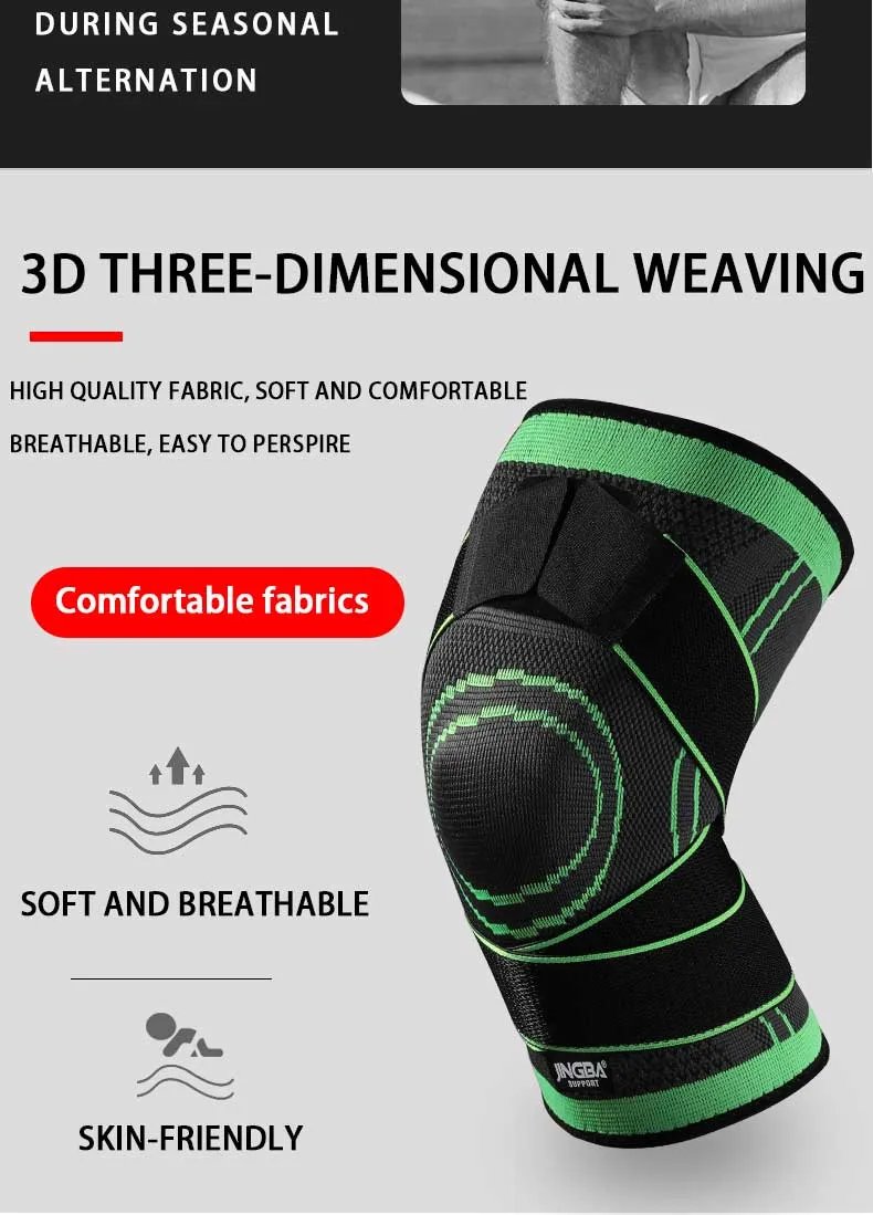 Knee Pads Cycling Sports Bandages Breathable Knee Pads Sports Protective Gear