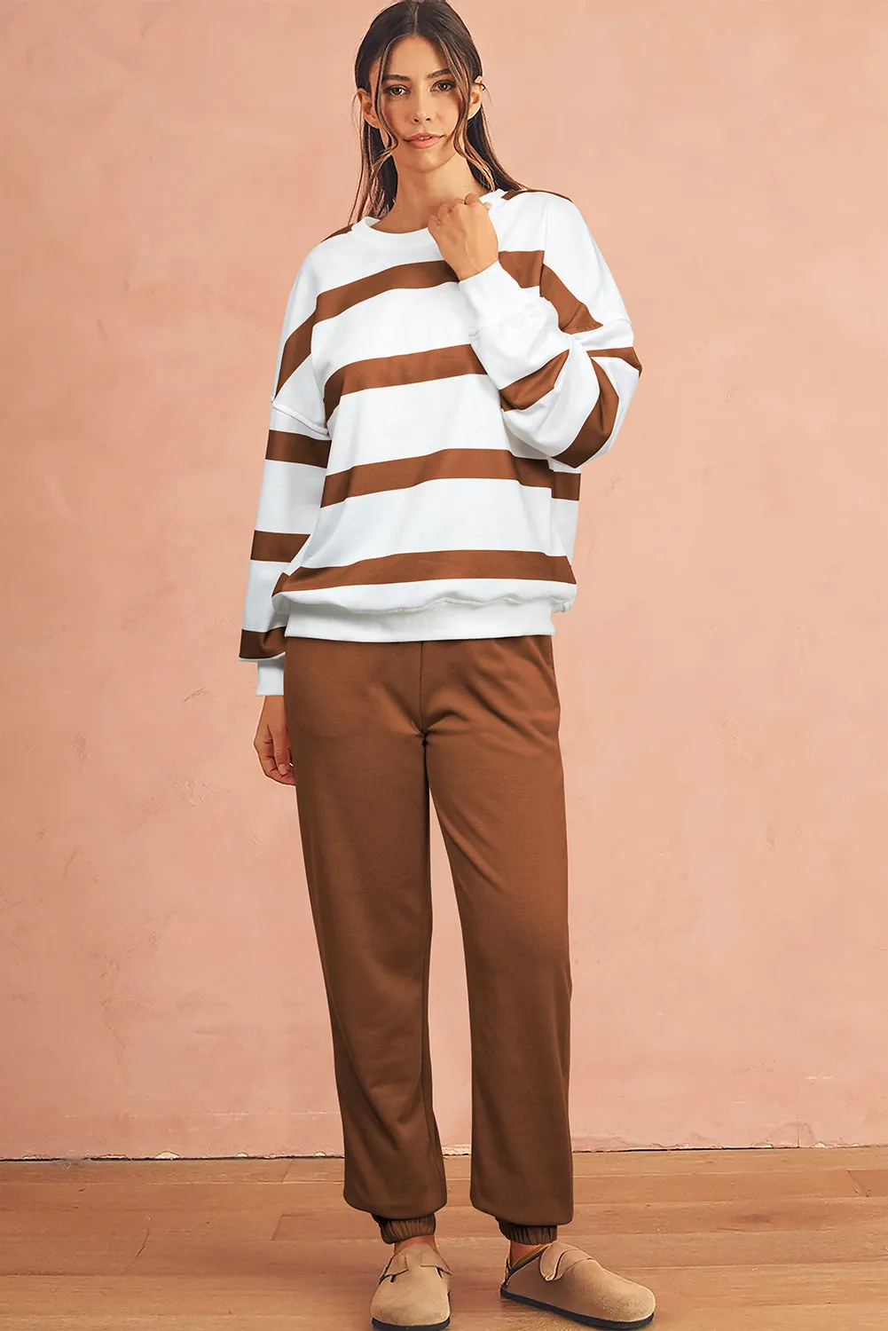 Leonard Striped Pullover and Joggers Set | S-2XL | PRE ORDER