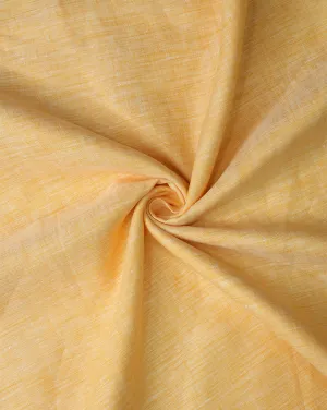 LIGHT ORANGE PLAIN LINEN CHAMBRAY FABRIC