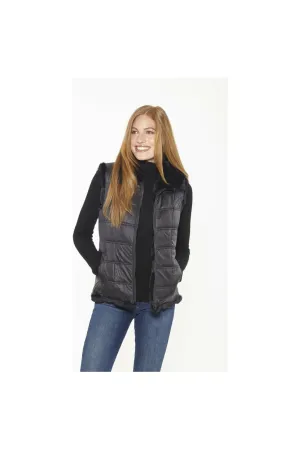 Linda Richards Rex Zip Reversible Vest FK-260 | Navy