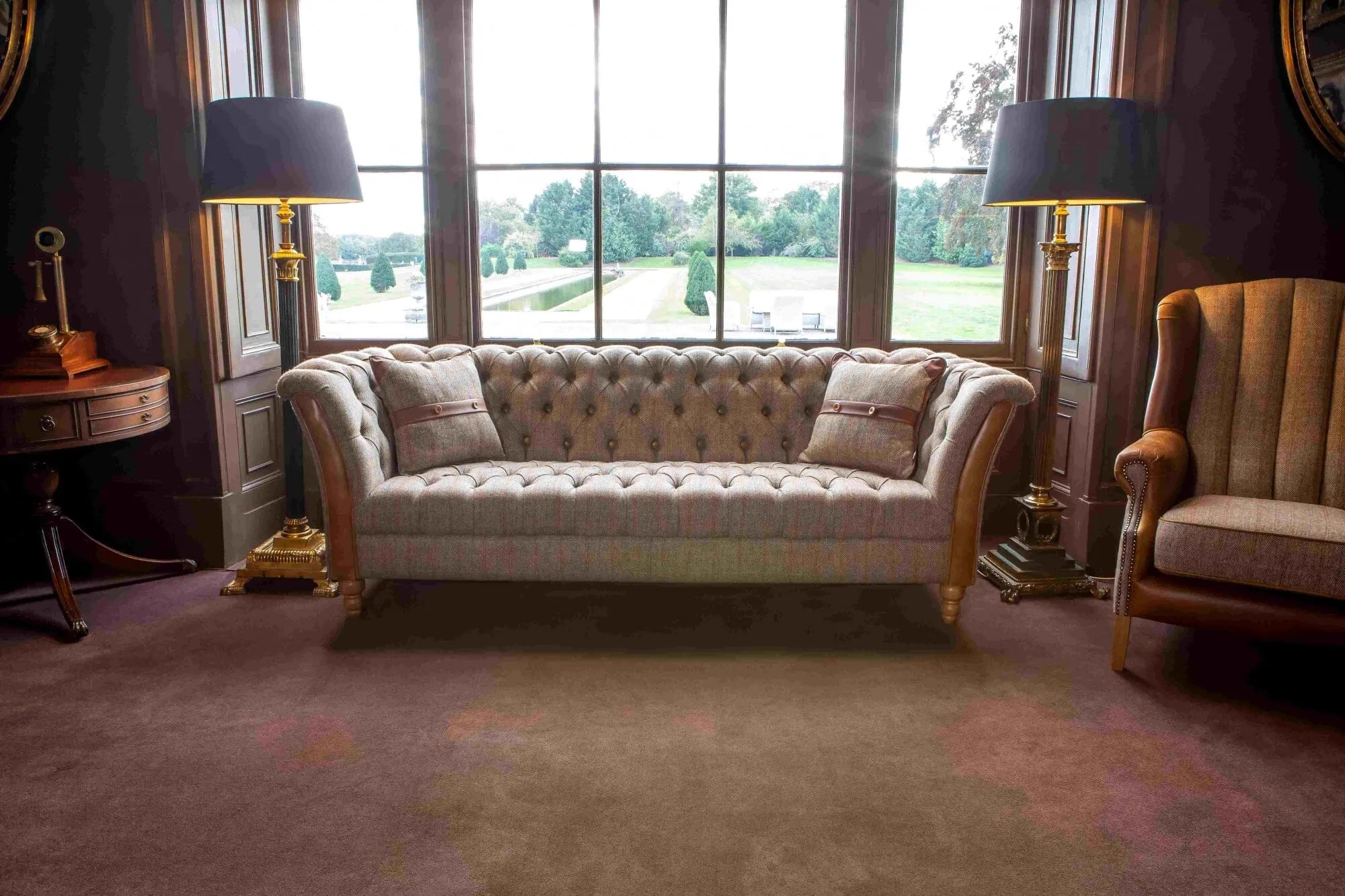 Milford 3 Seater Sofa - Hunting Lodge Harris Tweed