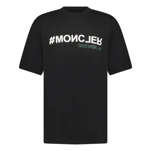 MONCLER GRENOBLE T-SHIRT BLACK