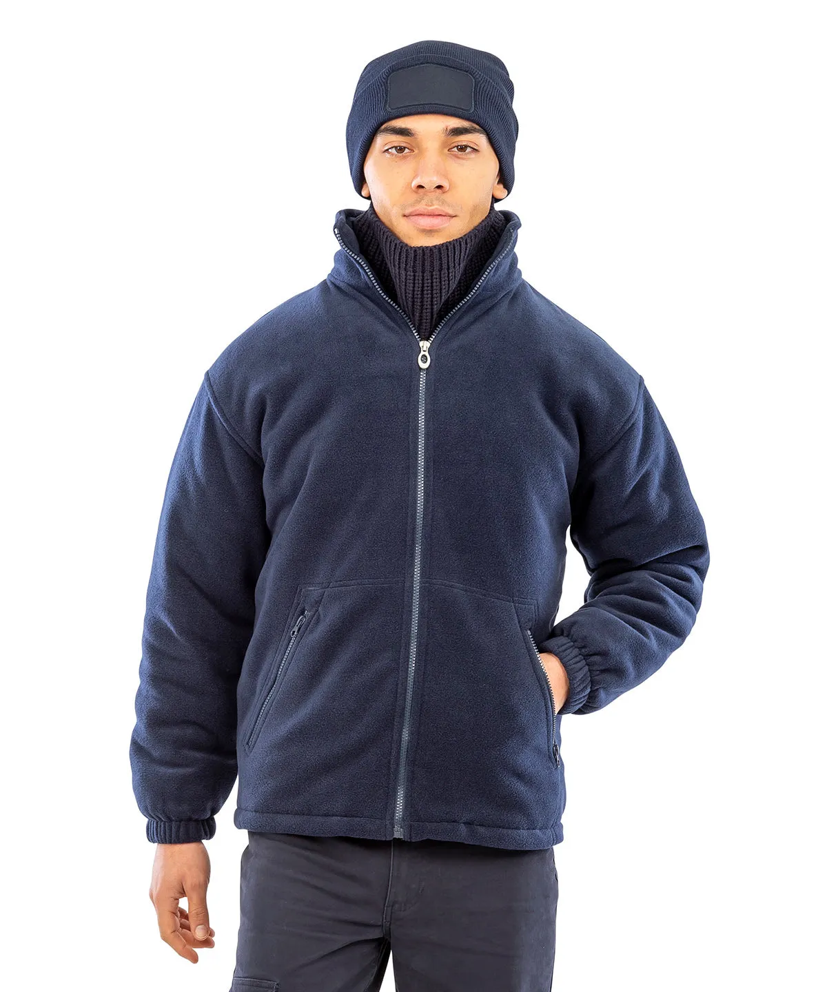 Navy - Core padded winter fleece