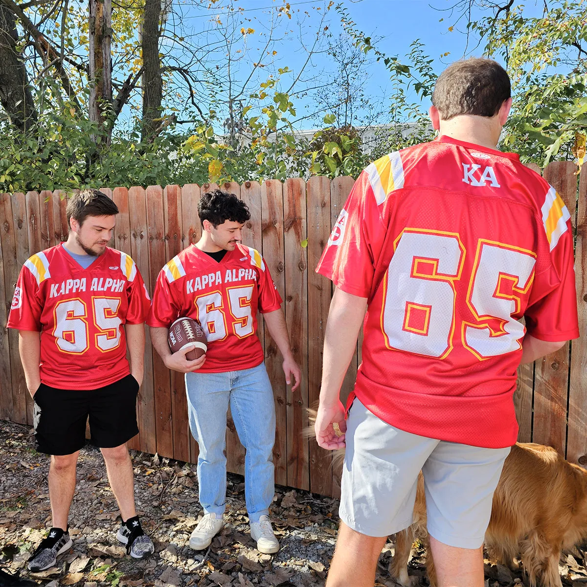 New! Kappa Alpha Order Sublimated Football Jersey