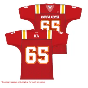 New! Kappa Alpha Order Sublimated Football Jersey