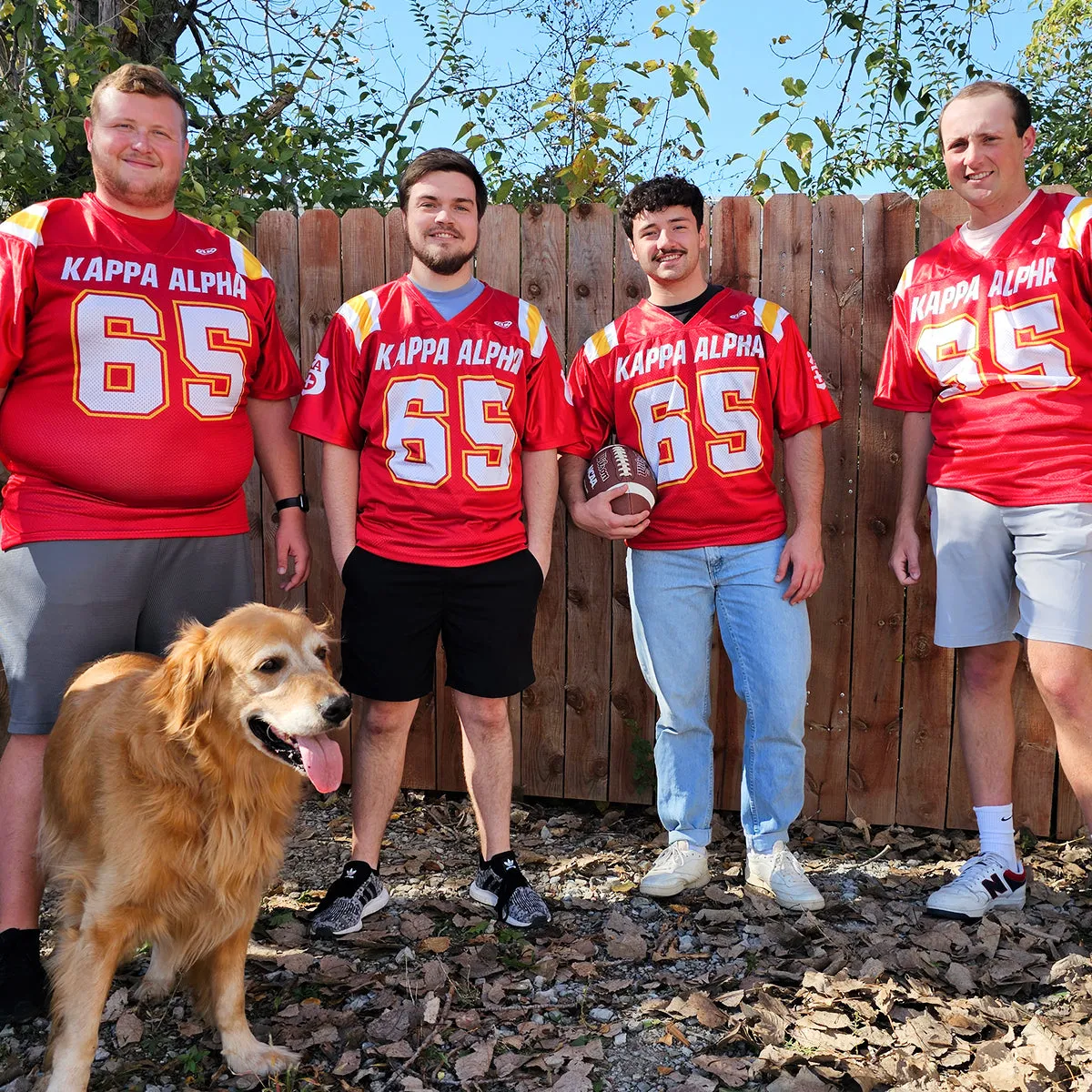 New! Kappa Alpha Order Sublimated Football Jersey