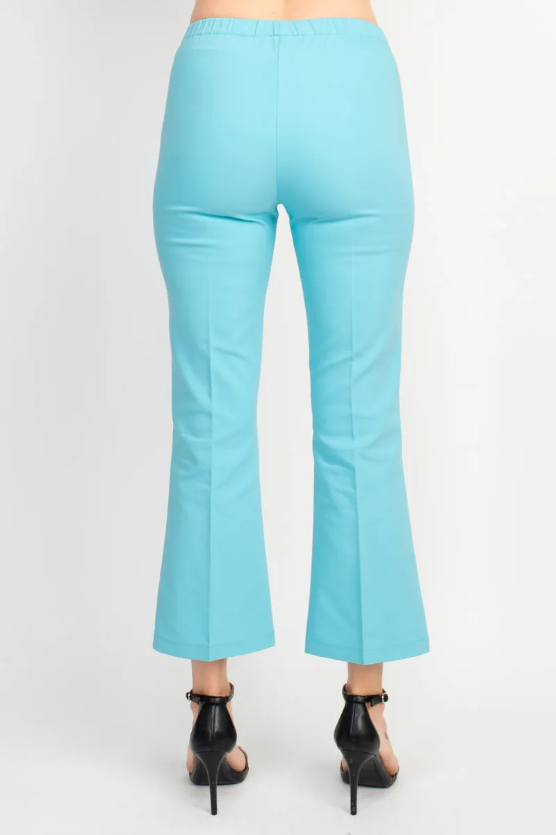 Peace of Cloth Regan crop flare stretch cotton pant