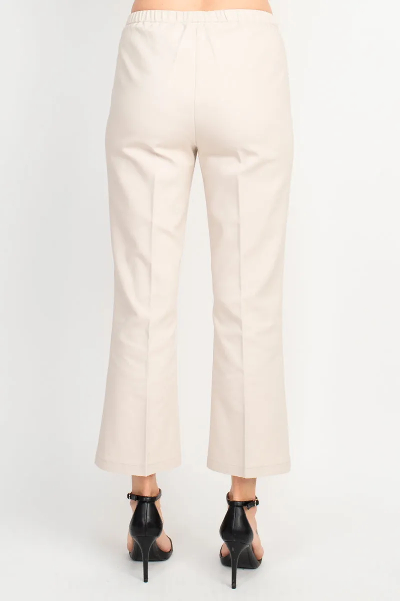 Peace of Cloth Regan crop flare stretch cotton pant