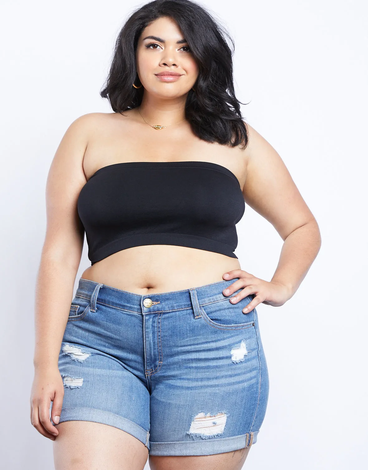 Plus Size Sweet And Simple Bandeau