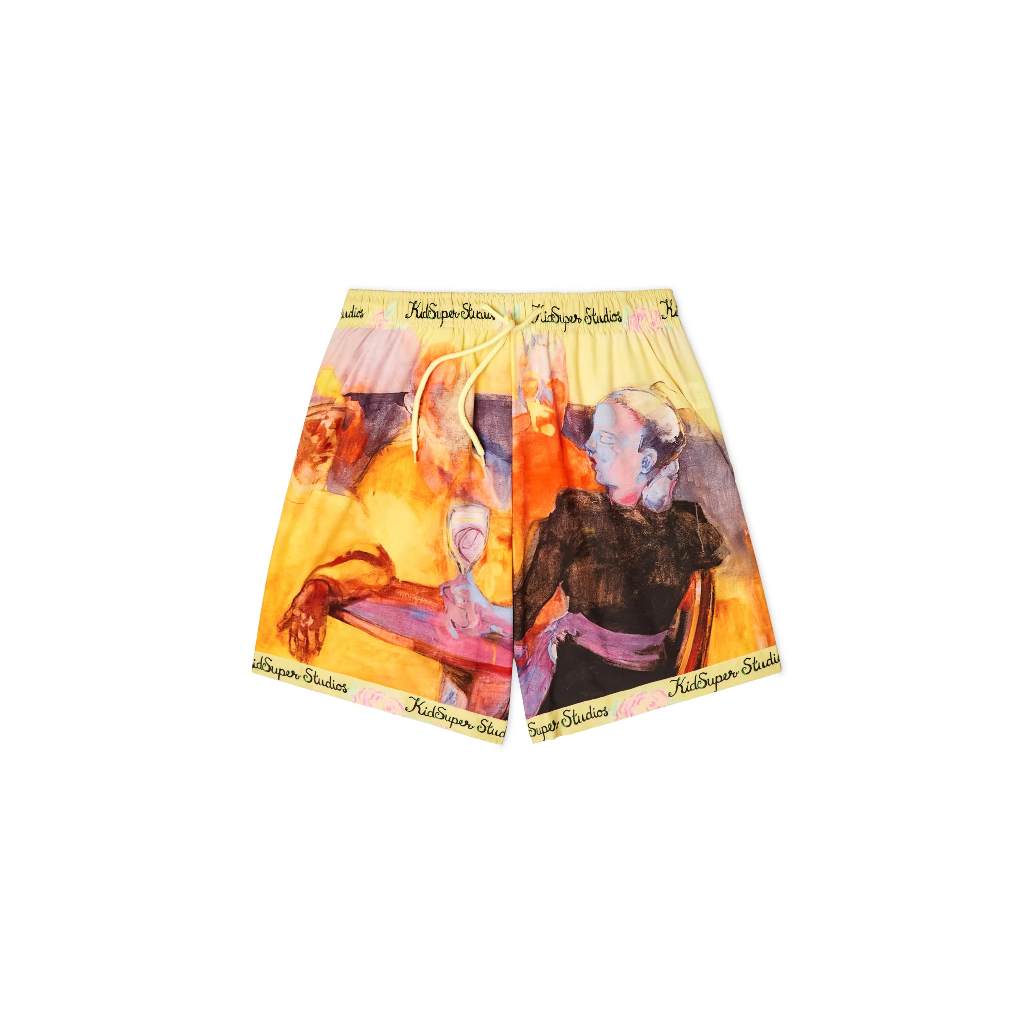 Printed Shorts [Yellow]