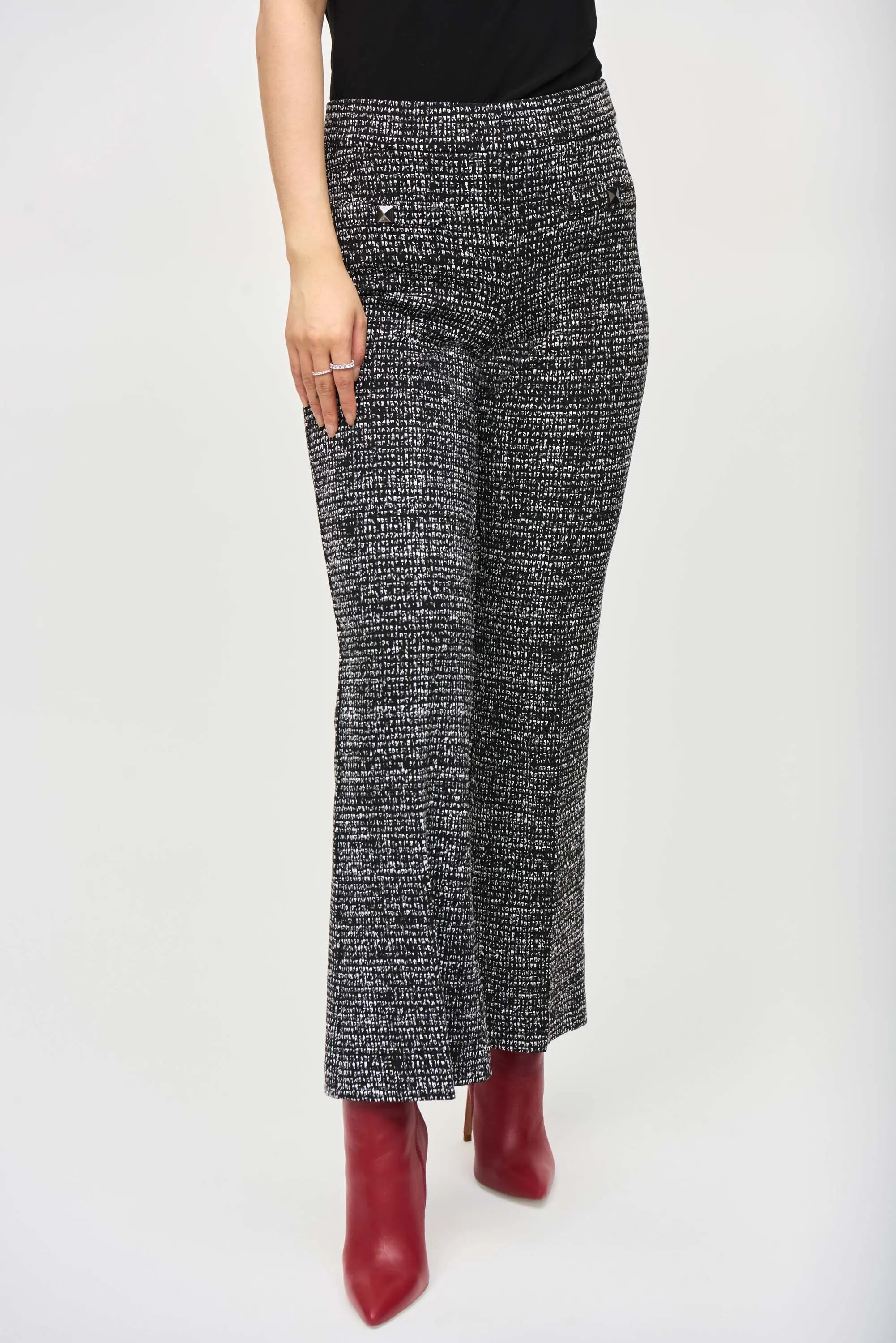 SPECKLED FLARE PANT