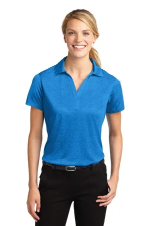 Sport-Tek LST660: Ladies Heather Contender Polo