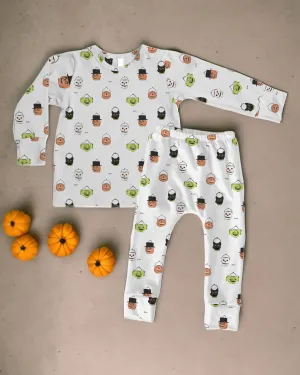 Trick-Or-Treat Smell My Feetsies | Bamboo Long Sleeve Loungewear Set