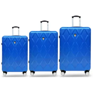 Tucci Alveare T0328 ABS 3pc Luggage Set