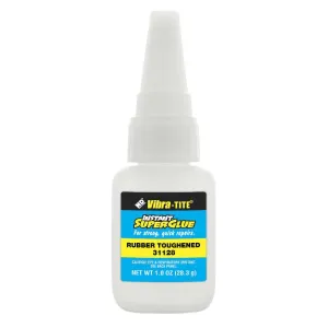 Vibra-Tite - 311 Rubber Toughened - Shock & Impact Resistant Cyanoacrylate, 1oz