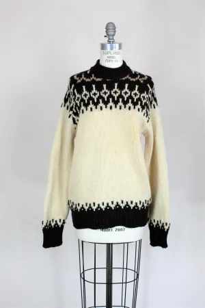 Vintage 1970s Pendleton Wool Pull Over Ski Sweater